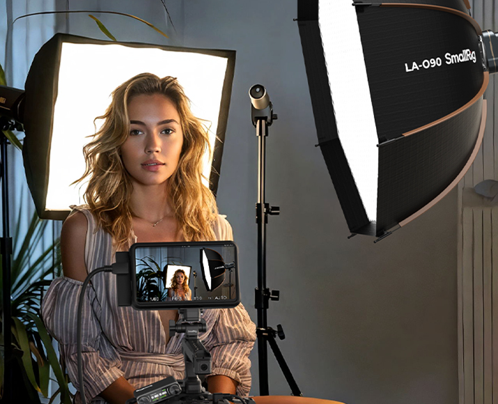 SMALLRIG Softbox Octogonale 35/90 Cm à Dégagement Rapide - LA-O90-4633 Pour Bowens