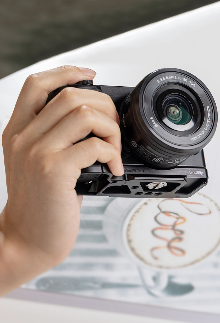 ZV-E10 Camera Cage | Anti-Twist | Arca Quick-Release