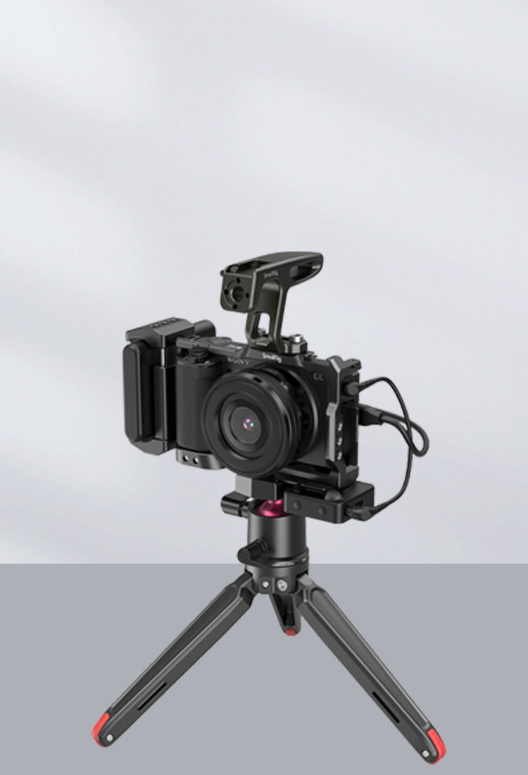 Sony ZV-E10 Cage | Arca-Type Quick Release Plate | SmallRig