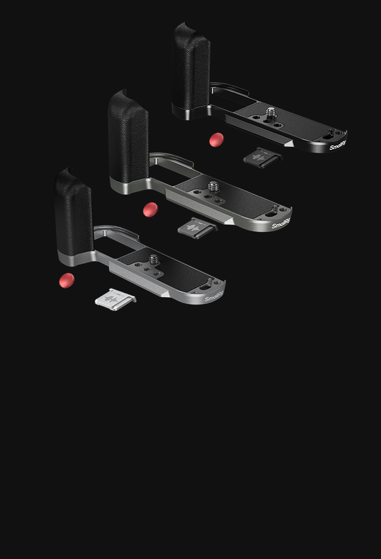 Wooden L-Shape Grip for X-T50 | Arca-Swiss | Ergonomic Wood