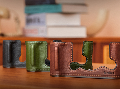 FUJIFILM X-T50 Leather Half Case | Enhanced Grip & Access
