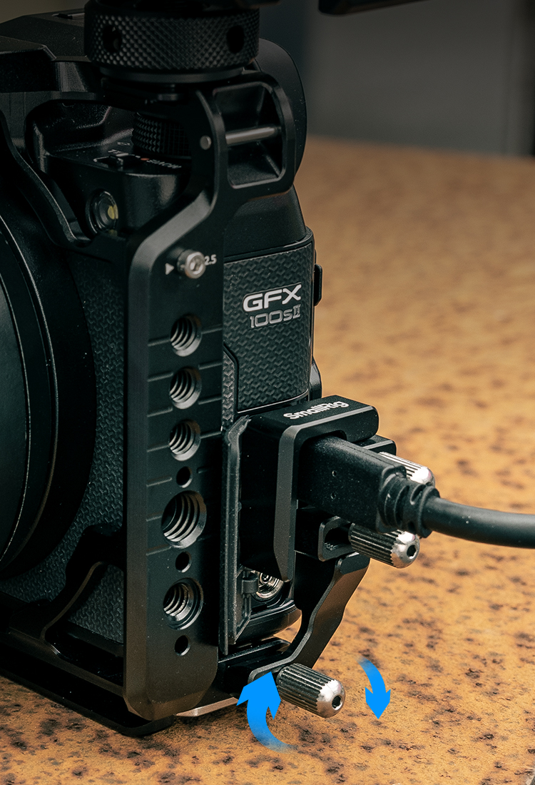 GFX100S II L-Plate | Dual Arca-Swiss | 3-Point Lock
