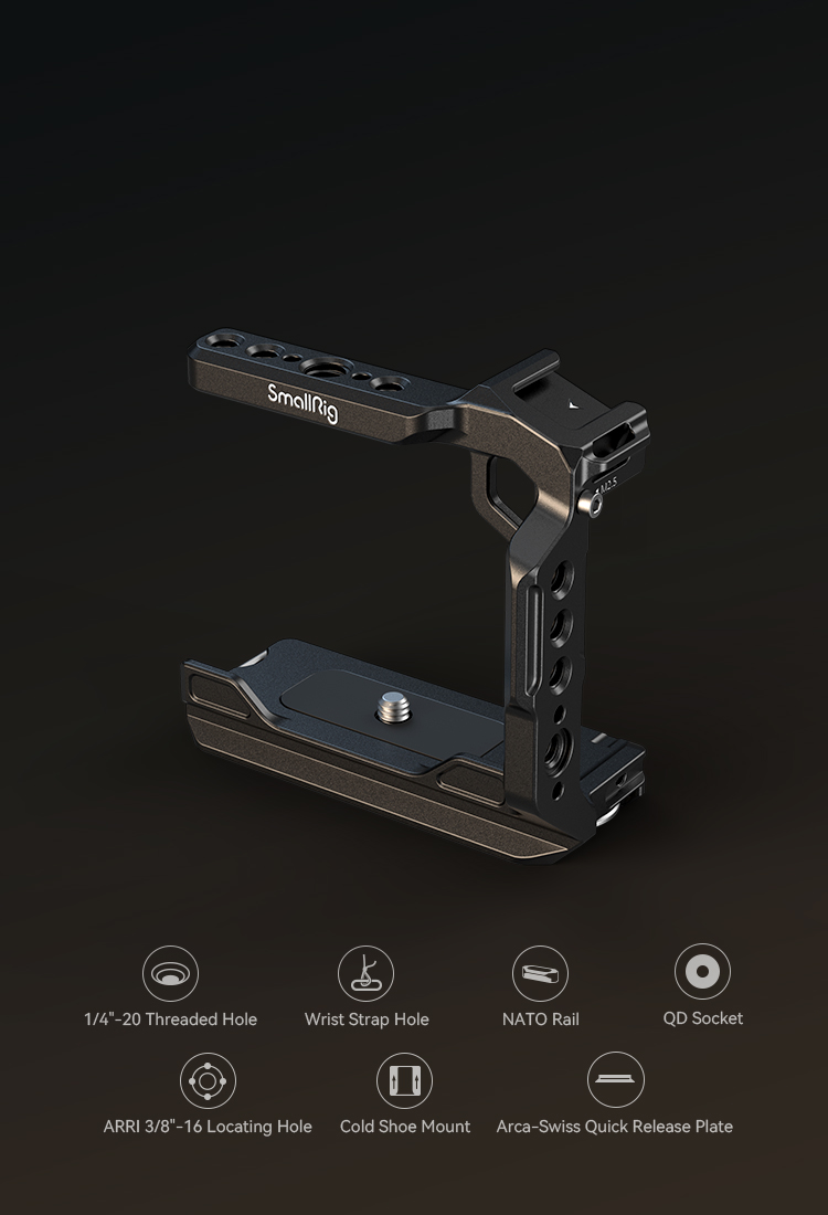 α6700 Camera Cage Kit | Arca-Swiss, Port Protection