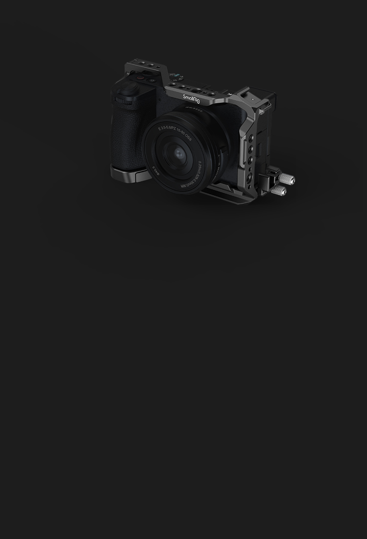 Dual Cold Shoe Mount Plate for A6700 | Mic & Light Adapter