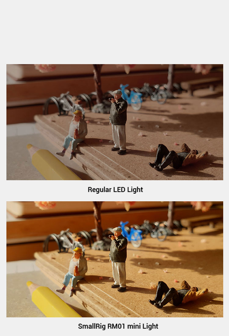 RM01 ビデオ・動画撮影用ミニ LEDライトキット