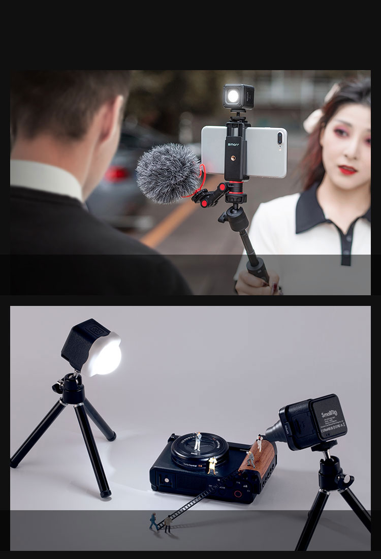 RM01 ビデオ・動画撮影用ミニ LEDライトキット