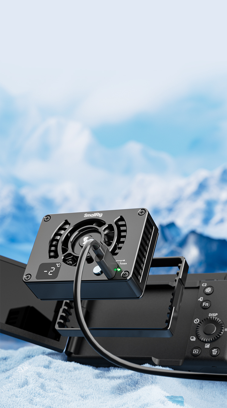 Cooling Fan for Sony / Canon / FUJIFILM Selected Cameras