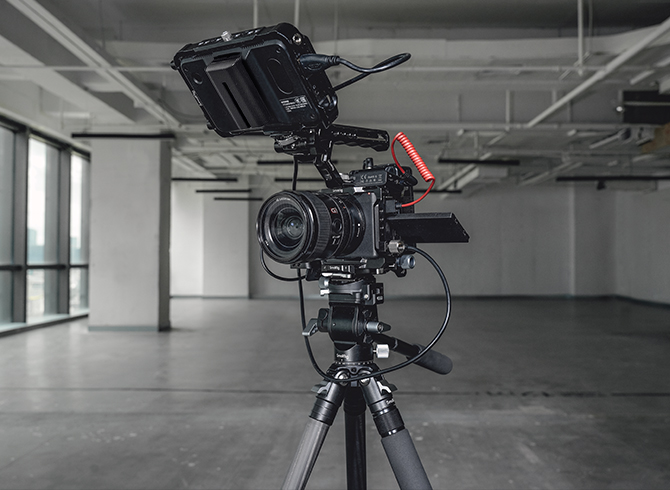 ZV-E1 Camera Cage | Arca-Swiss QR | Secure Locking