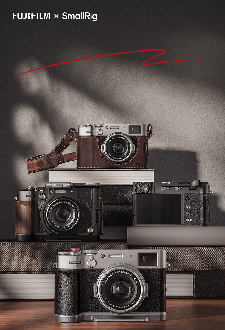 MegaGear Custodia In Pelle Premium Per Fujifilm X100V – Protezione Elegante E Accesso Rapido A Batteria E Porte