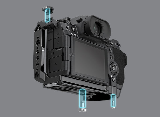 Cage for FUJIFILM X-H2 X-H2S | FT-XH VG-XH Battery Grip