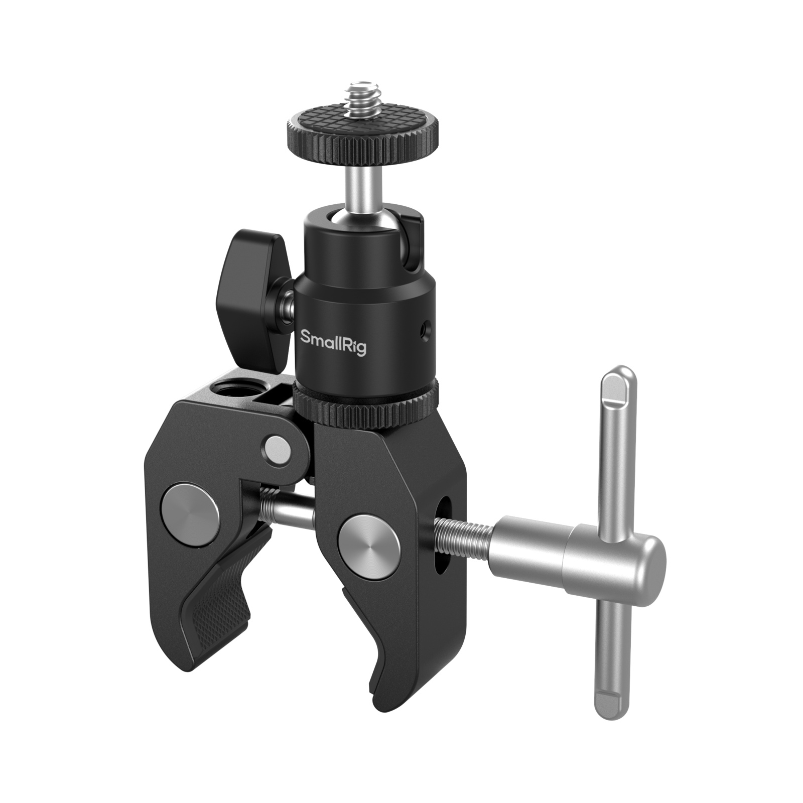 Super Clamp Mount with 1/4" Screw Ball Head Mount