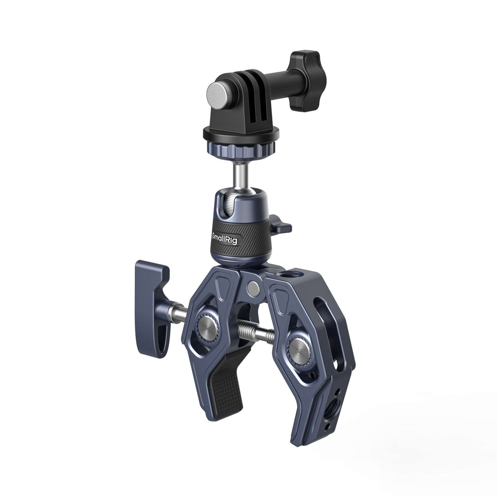 Super Clamp with 360° Ball Head Mount for Action Cameras