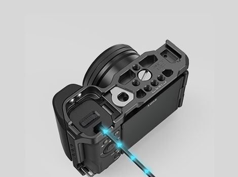 Camera Cage with Grip for Sony ZV-E10