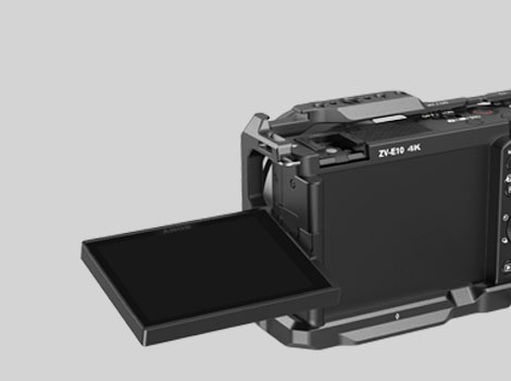 Camera Cage with Grip for Sony ZV-E10