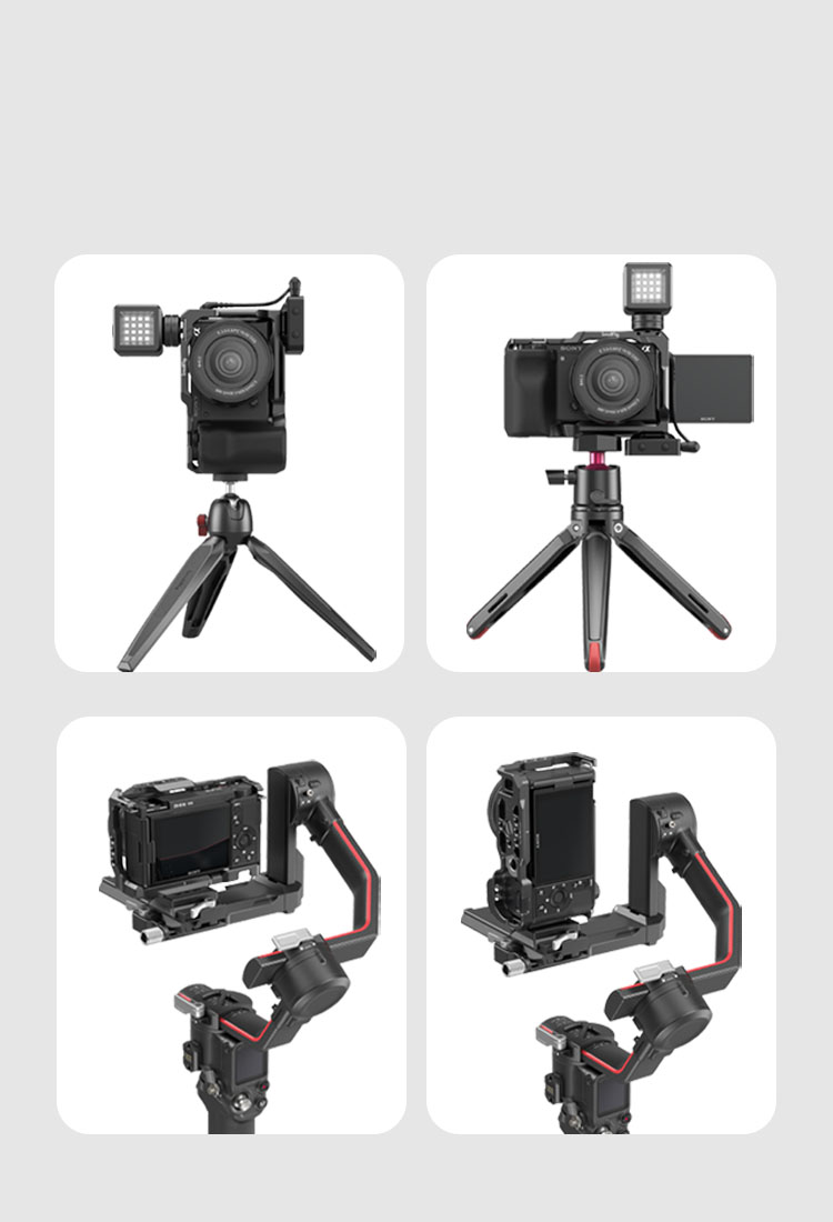 Camera Cage with Grip for Sony ZV-E10