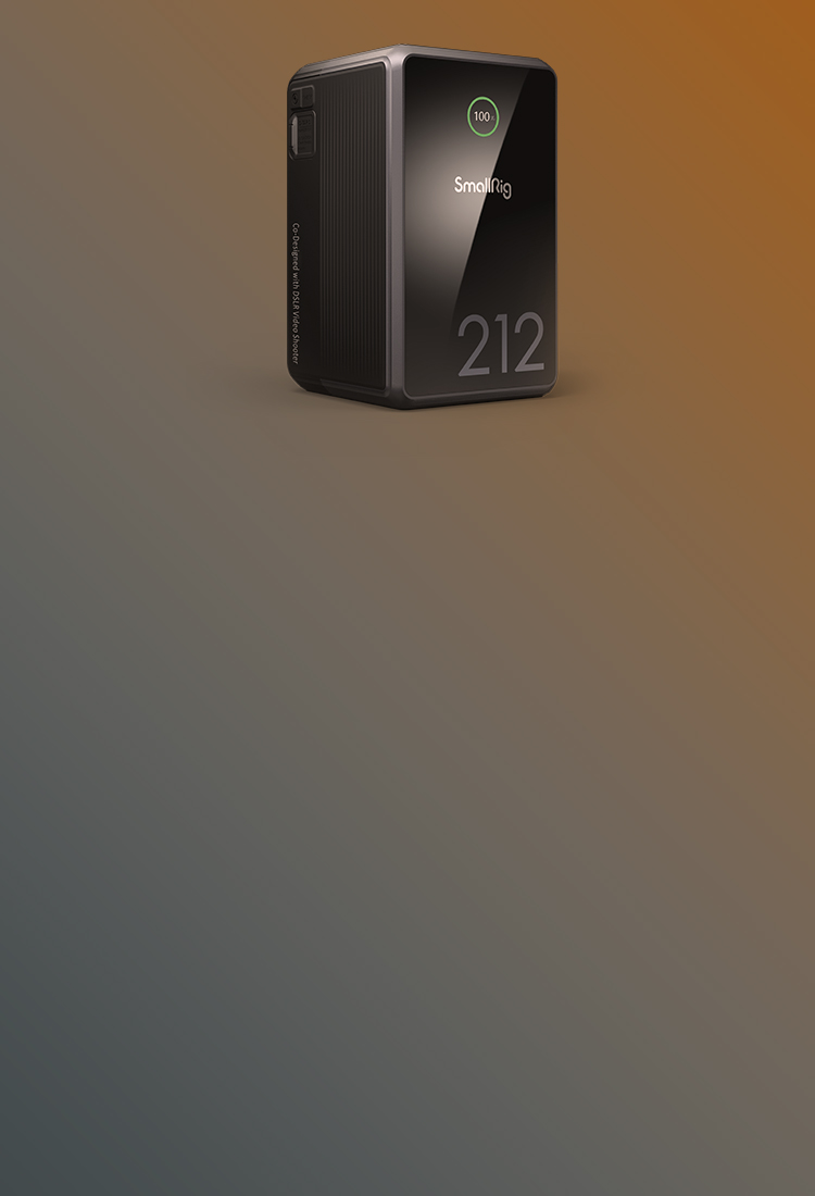 VB212 Mini V Mount Battery | 140W PD Multi-Output | SmallRig