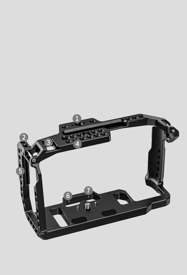 Camera Cage for Blackmagic Design Pocket Cinema Camera 4K & 6K