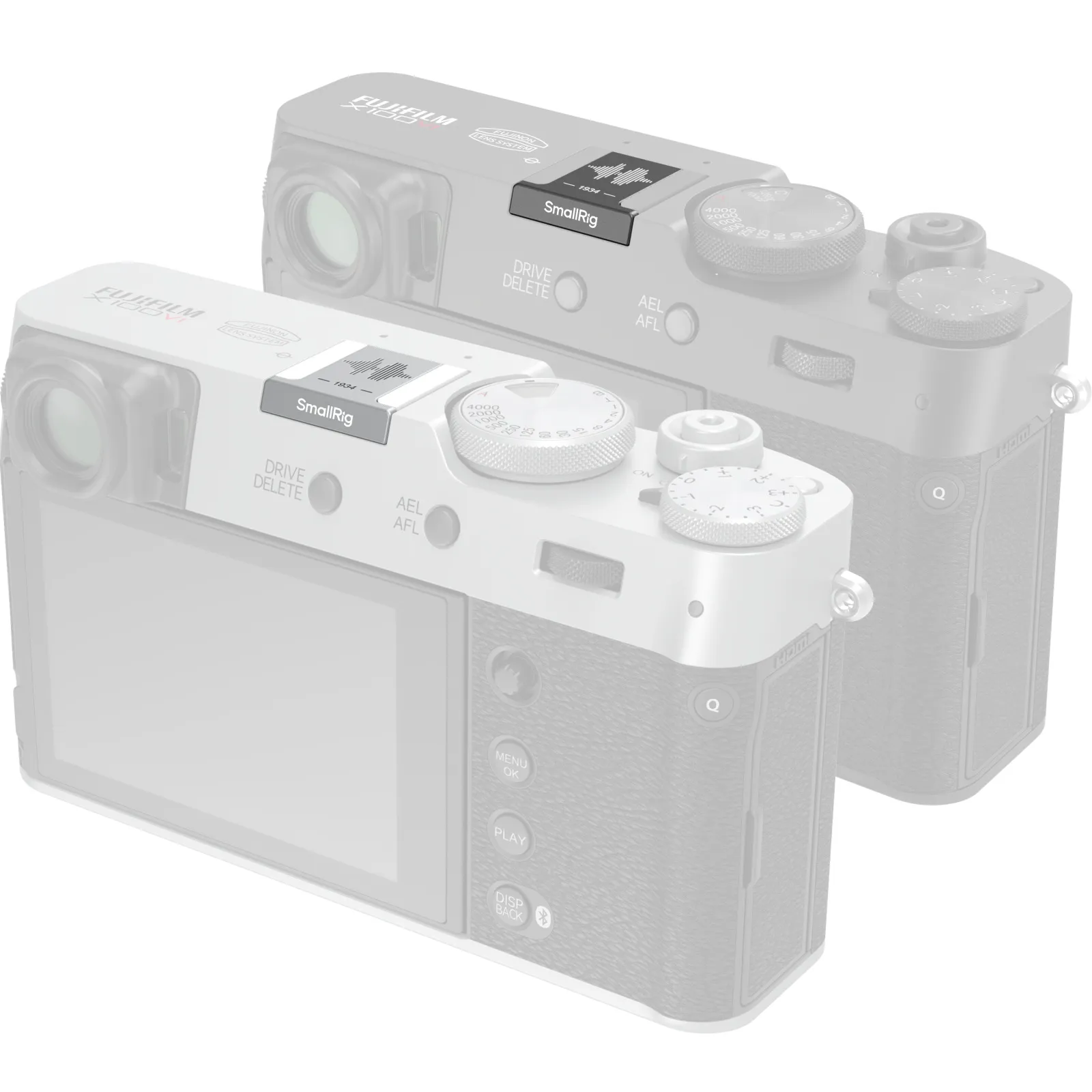 Silver & Black Hot Shoe Cover | Camera Port Protection