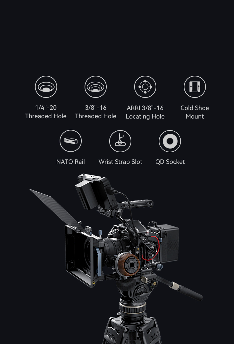SmallRig nikon Z8 Cage Kit 3941 | Handheld Rig, DJI RS Ready