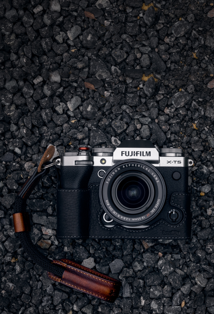 X-T5 Black L-Shape Grip | Arca-Swiss QR | Ergonomic Handle