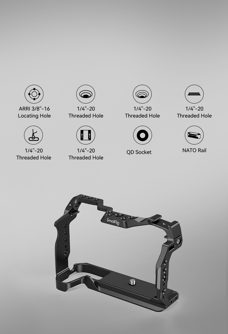 Foldable L-Bracket for Canon R8/RP | Arca-Swiss Quick-Fold