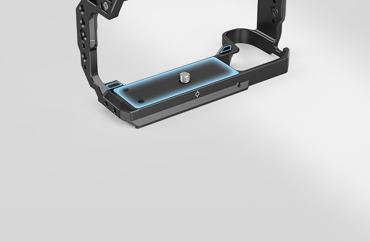 Foldable L-Bracket for Canon R8/RP | Arca-Swiss Quick-Fold