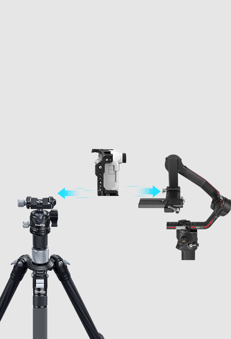Canon R50 Vlogging Tripod Kit | LED Light | SmallRig