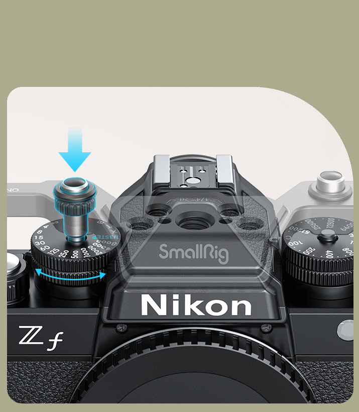 Nikon Z f Camera Cage | Wood Grip & Arca Plate | SmallRig