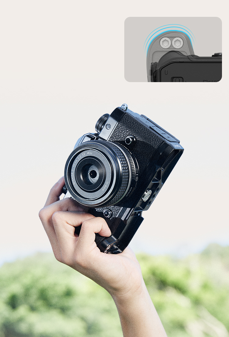 Nikon Z f用Ｌ型グリップ