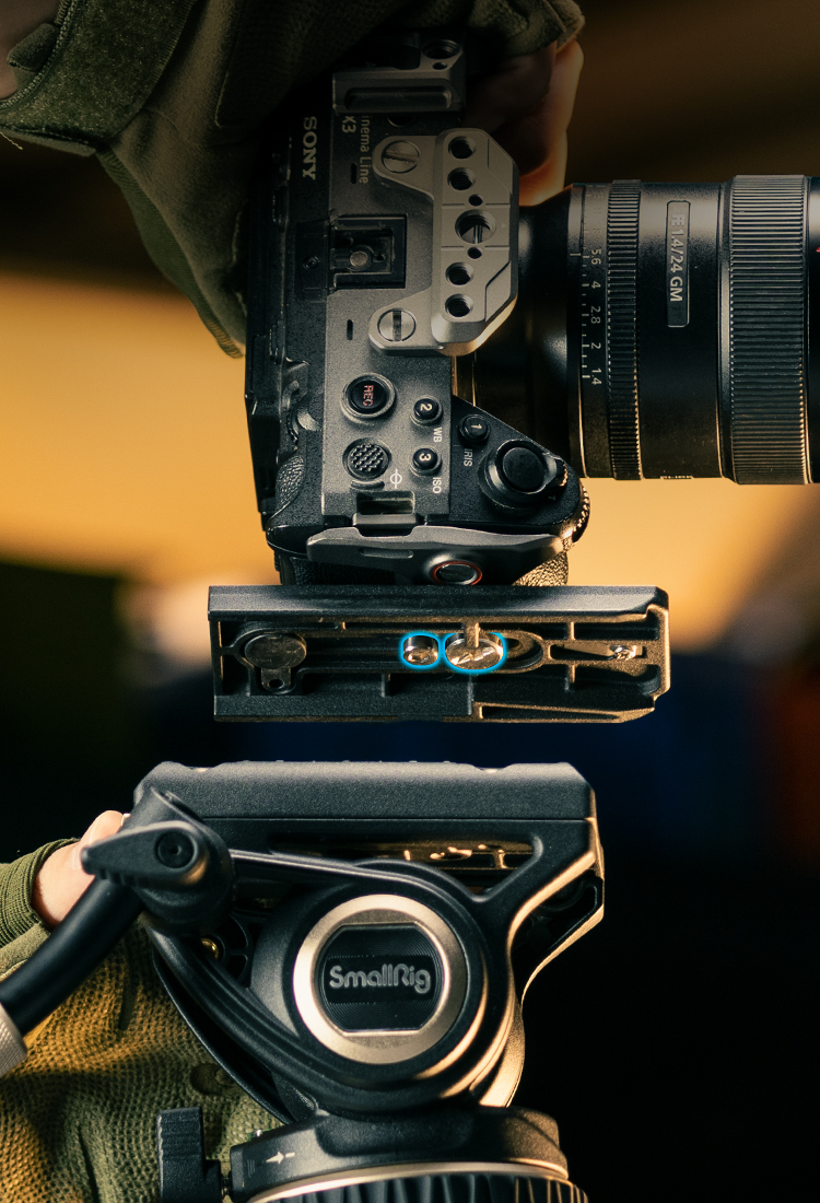 HawkLock QR Cage for Sony FX3/FX30 | Gunmetal Gray