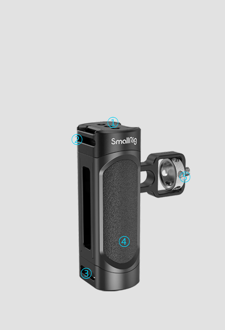 スマホ用軽量サイドハンドル