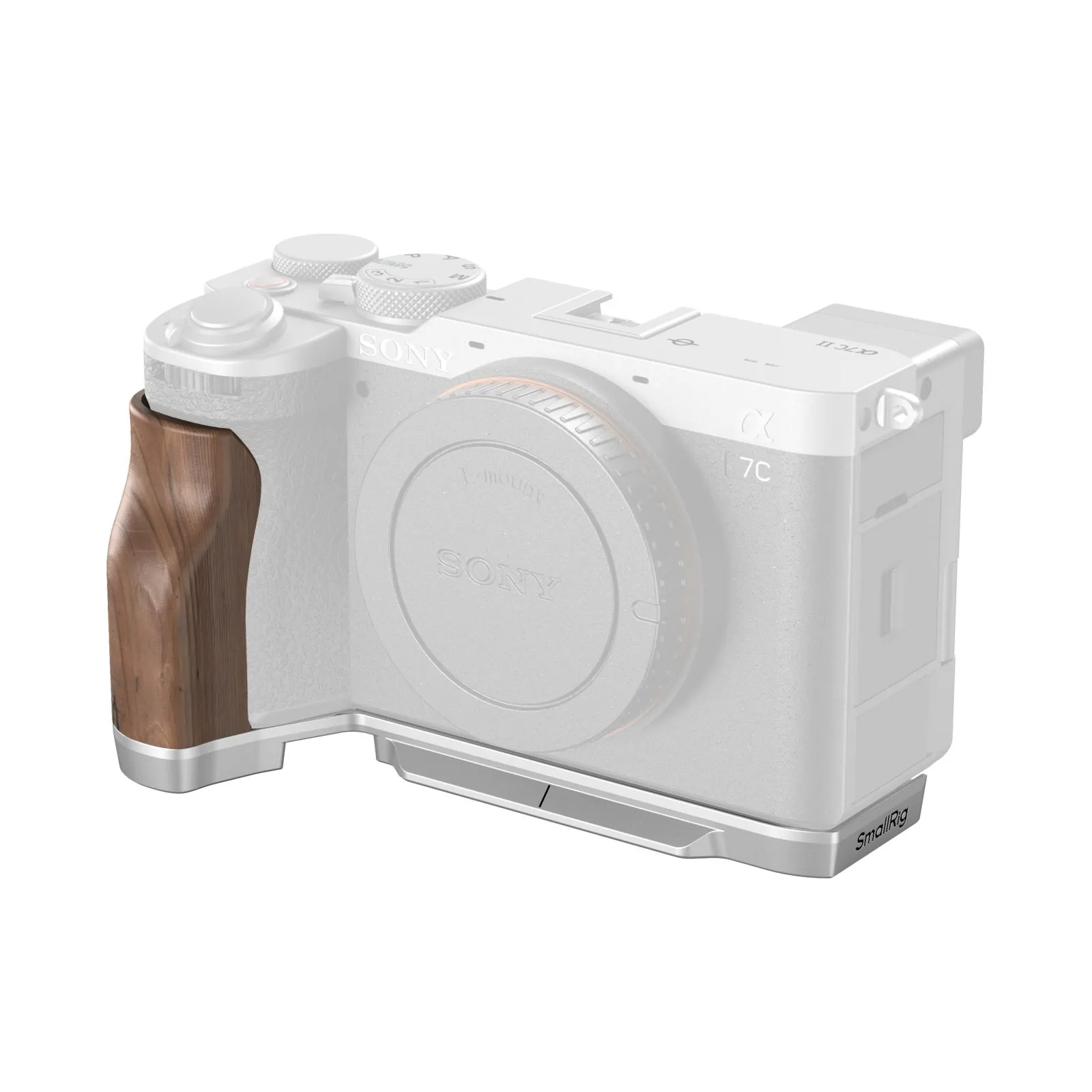 Poignée En Bois Massif Pour Sony A7C II / A7CR, Protection Et Meilleure Prise En Main