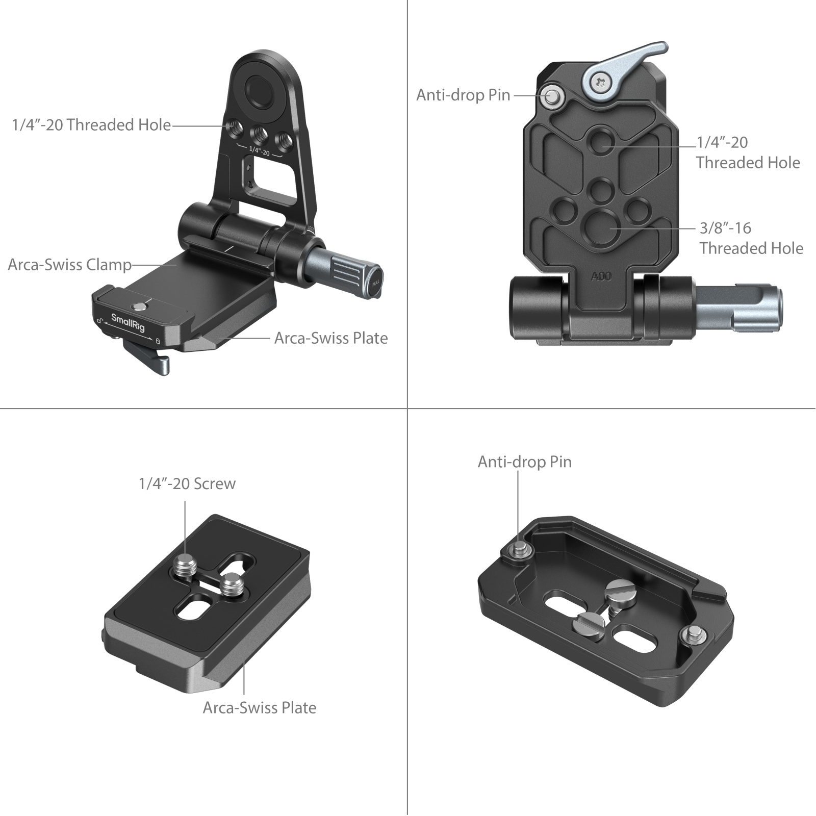 NP-F Adapter Mount Plate Kit | Mirrorless Power & Dual DC
