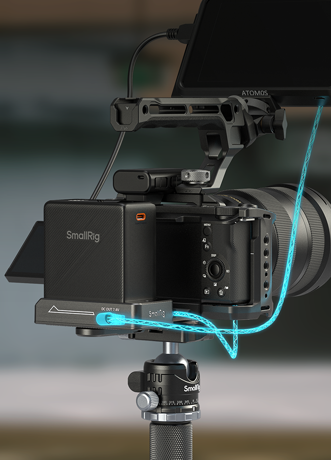 NP-F Adapter Mount Plate Kit | Mirrorless Power & Dual DC