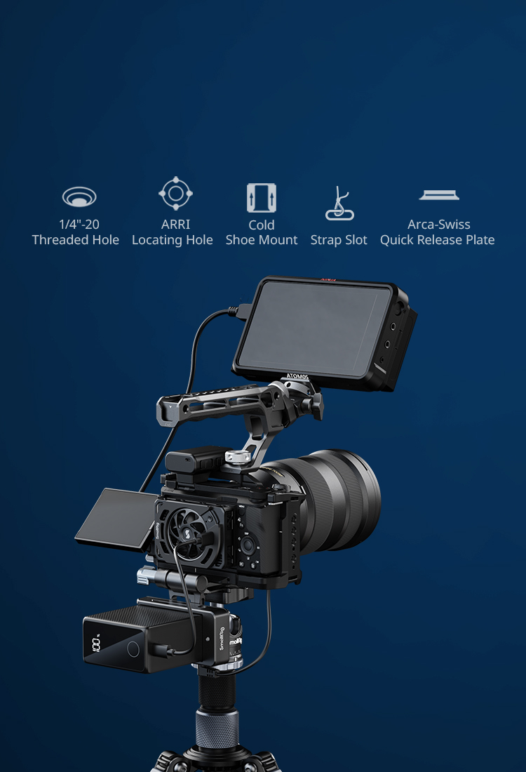 SmallRig 4949 HawkLock Schnellspann-Cage Kit für Sony ZV-E10 II - Foto