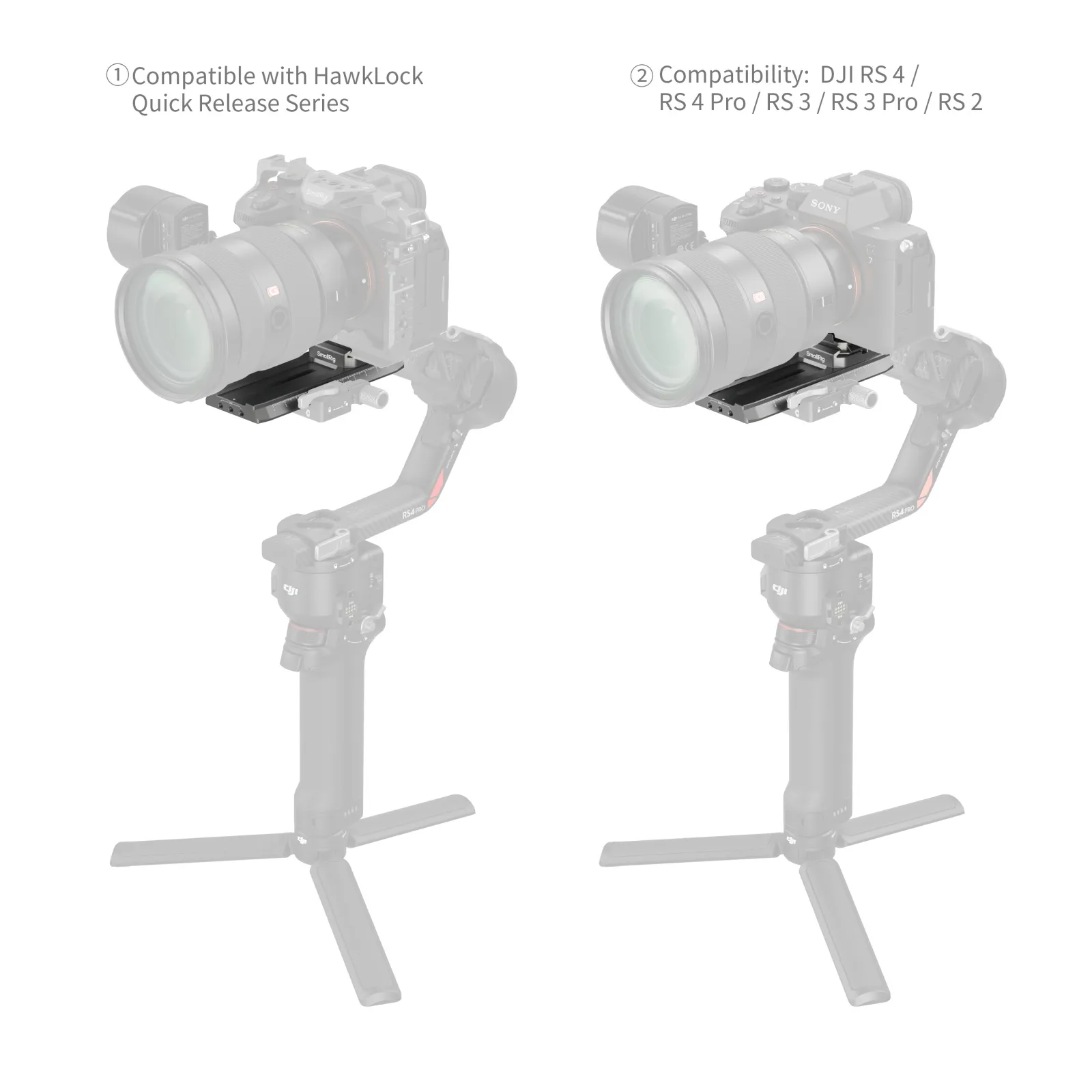 HawkLock H38 Manfrotto Quick Release Plate for DJI Stabilizers