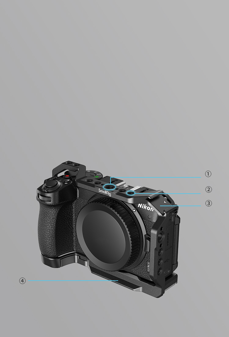 Nikon Z 30 Cage | Protective Rig & Mounts | SmallRig