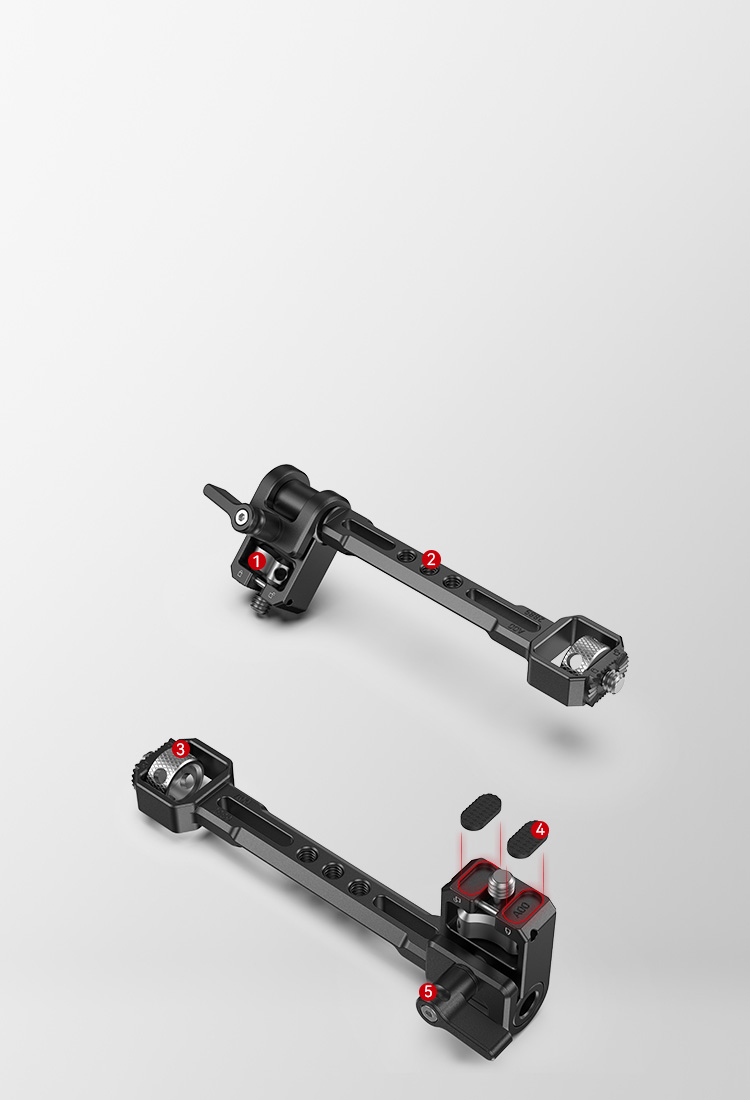 Gimbal Monitor Mount | 360° Tilt for DJI & Zhiyun | SmallRig