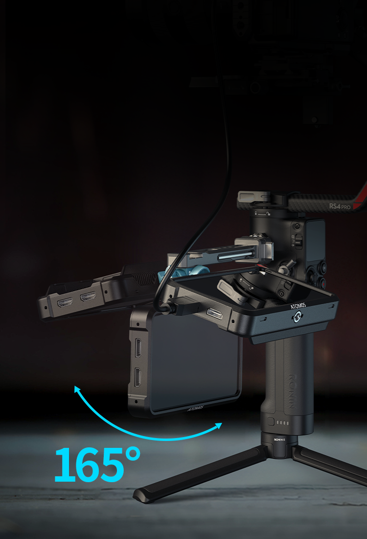 Supporto Per Monitor SMALLRIG HawkLock H21 (4888) | Attacco Rapido, Rotazione 360° E Inclinazione 140°