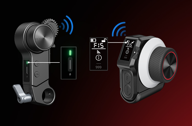 SmallRig Wireless Follow Focus System Kit Lite Handwheel Motor Controller Lens
