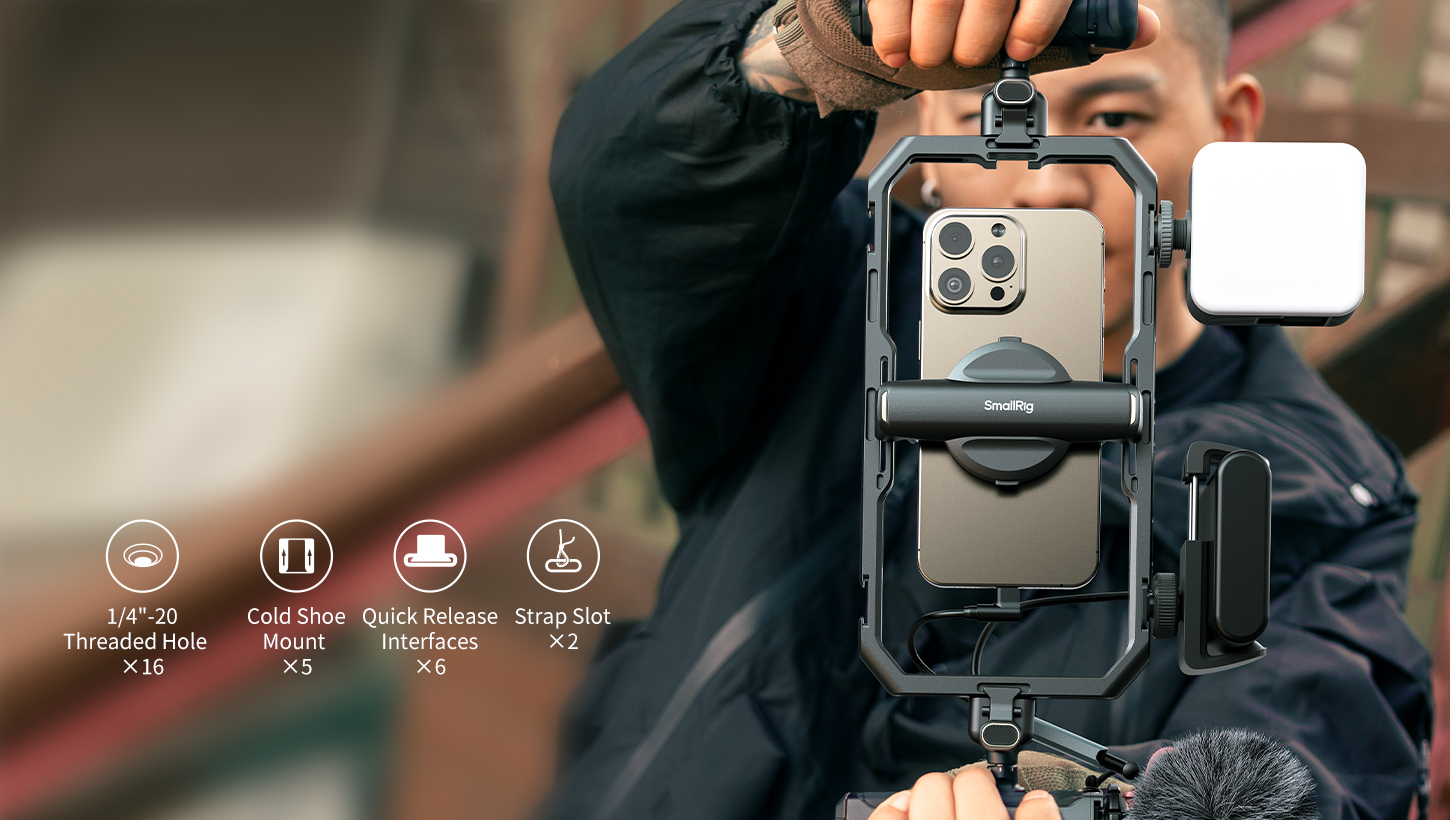 SmallRig All-in-One Video Kit For Smartphone Creators with Audio and ...