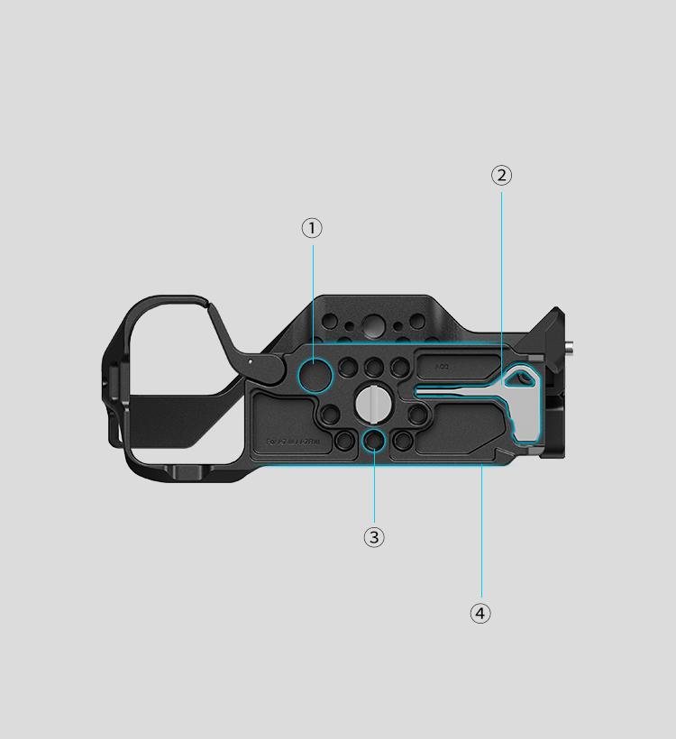 a7 III / a7R III Cage Kit | Triple-Point Locking
