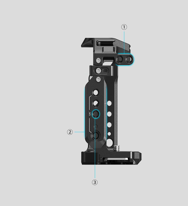 a7 III / a7R III Cage Kit | Triple-Point Locking