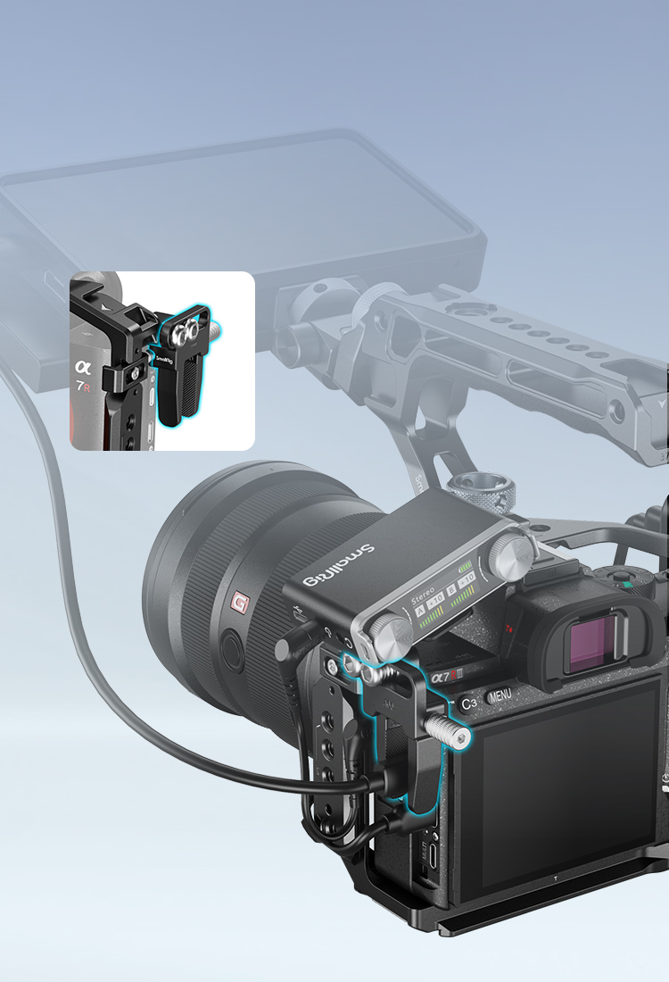 SONY α7iii 【smallrig ケージ付き】【最終値下げ】 SmallRig Alpha7 V ケージキット ソニー A7 IV A7m4 カメラケージリグ