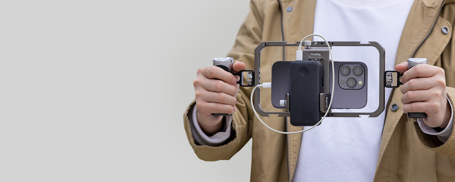 CATEGORY/Phone Rigs/Phone Video Rig Kits Phone Vlogging Kit | Universal Cage | SmallRig-For Brands:Apple/For Models:iPhone 12 series、iPhone 13 series、iPhone 14 Pro、iPhone 14 series、iPhone 15 Pro、iPhone 15 Pro
