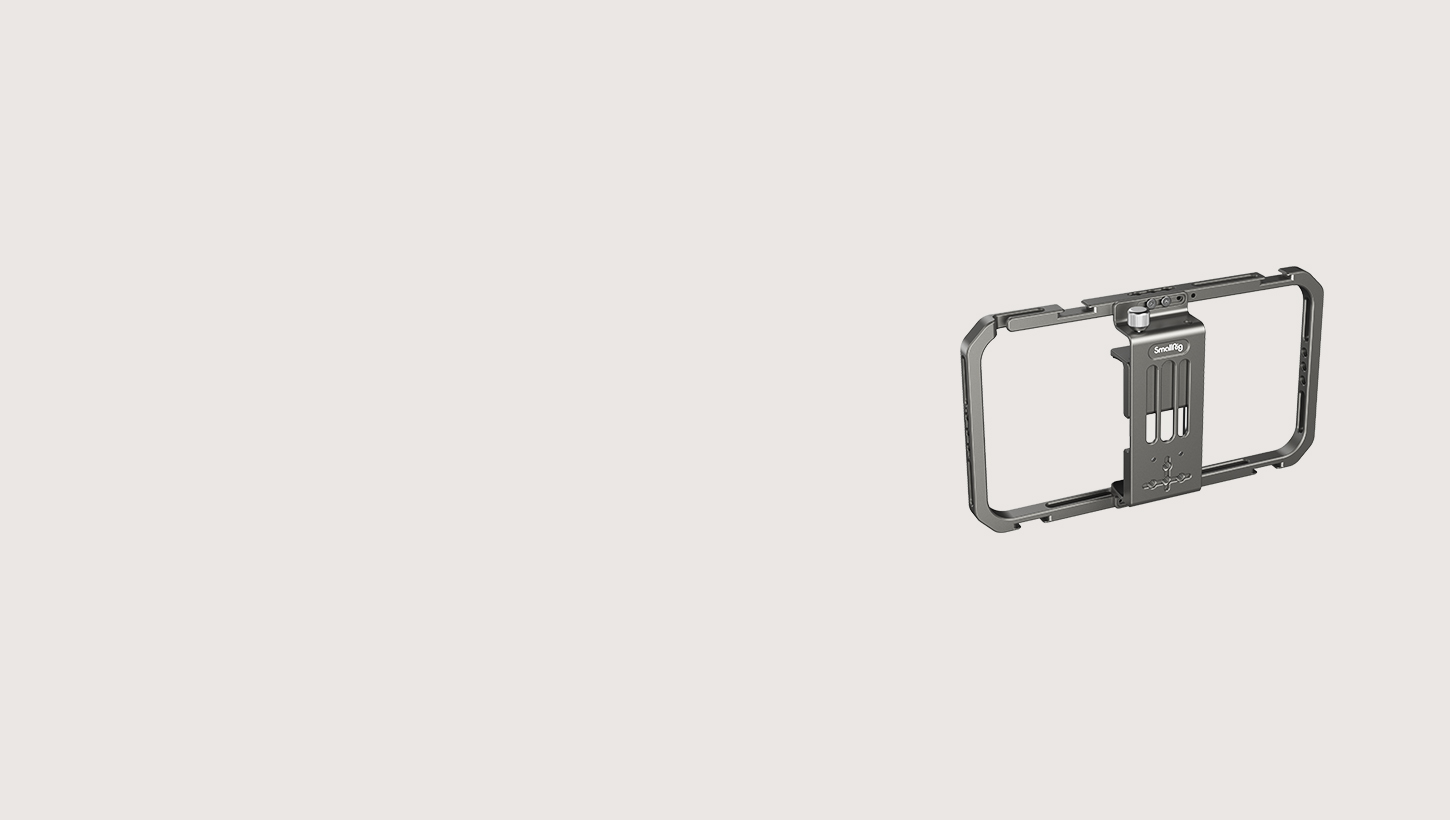 CATEGORY/Phone Rigs/Phone Video Rig Kits Phone Vlogging Kit | Universal Cage | SmallRig-For Brands:Apple/For Models:iPhone 12 series、iPhone 13 series、iPhone 14 Pro、iPhone 14 series、iPhone 15 Pro、iPhone 15 Pro