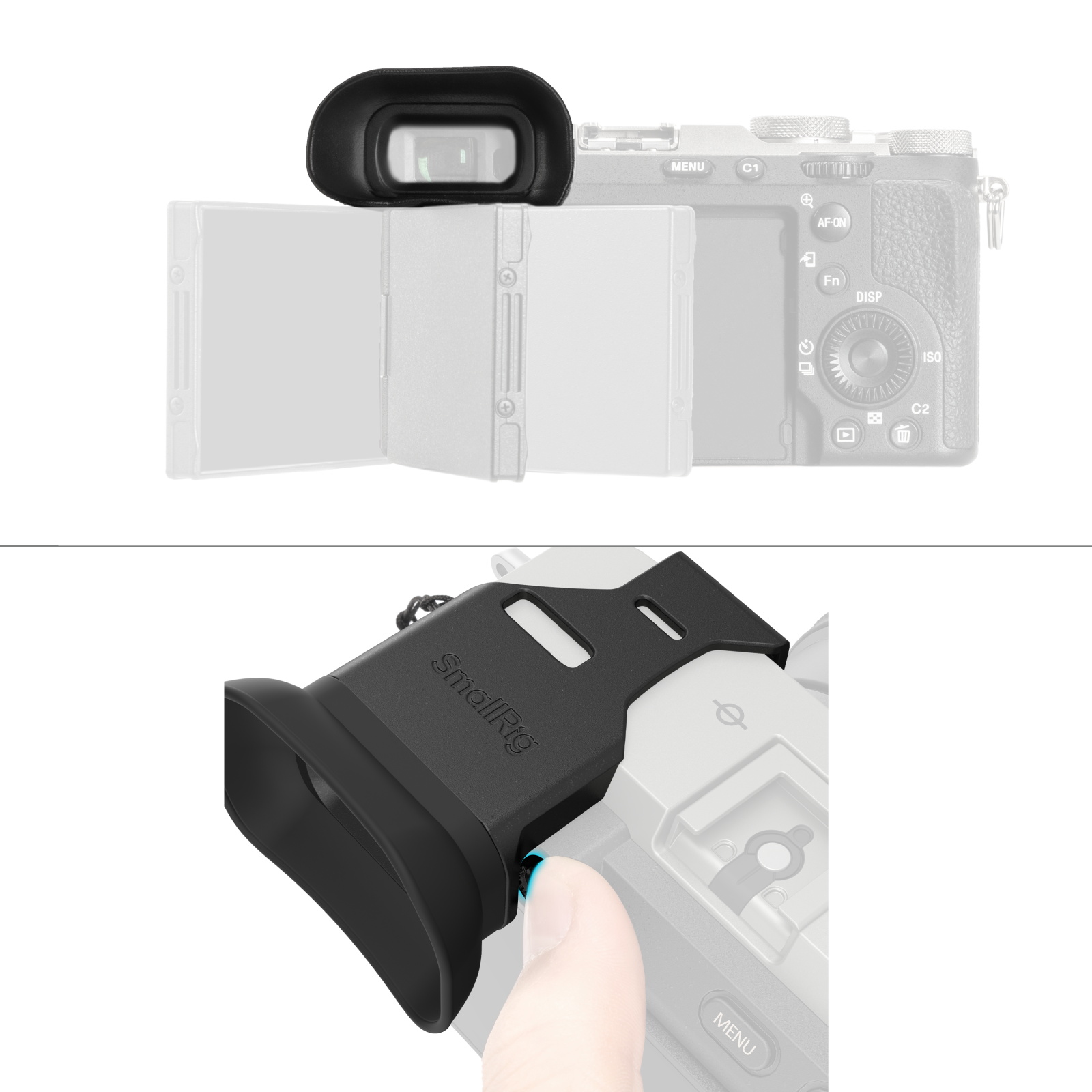 Soft Silicone Eyecup | Mirrorless Camera Viewfinder Comfort