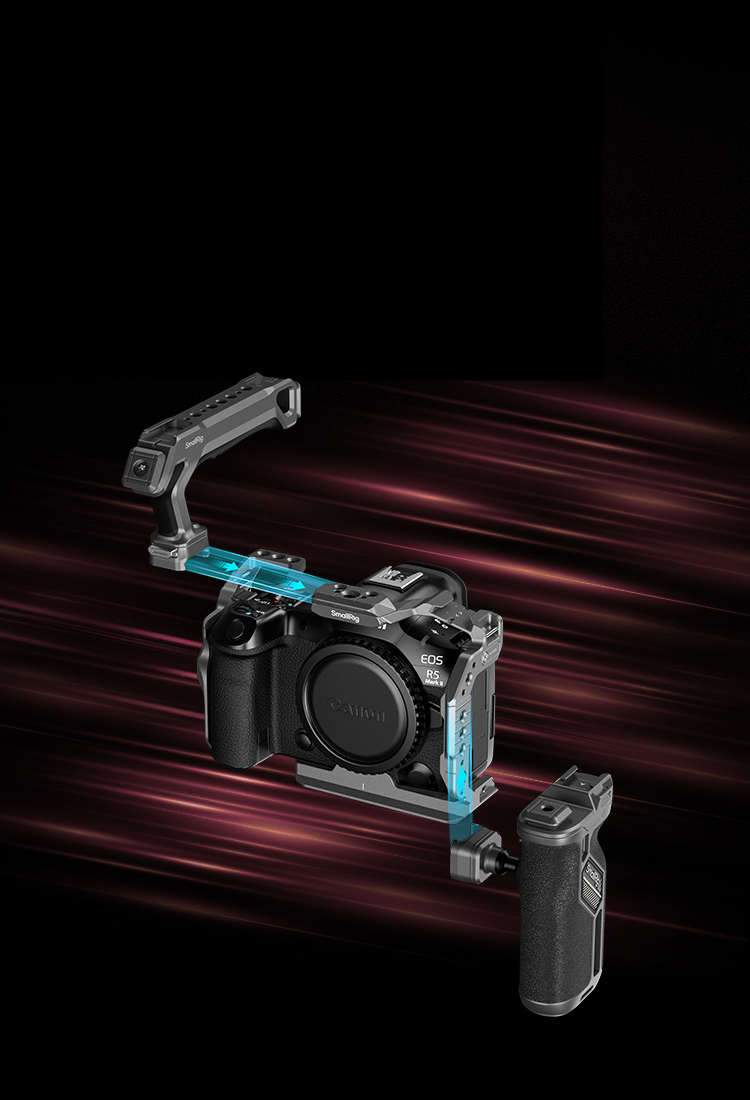 R5 Mark II Camera Cage | Arca-Swiss Rig & Full Port Access