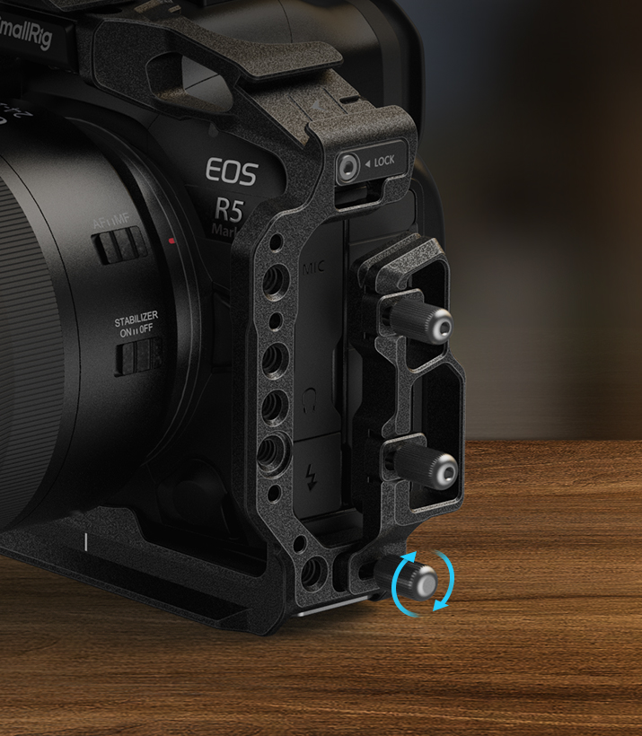 R5 Mark II Black Mamba Cage Kit | Handheld Camera Rig
