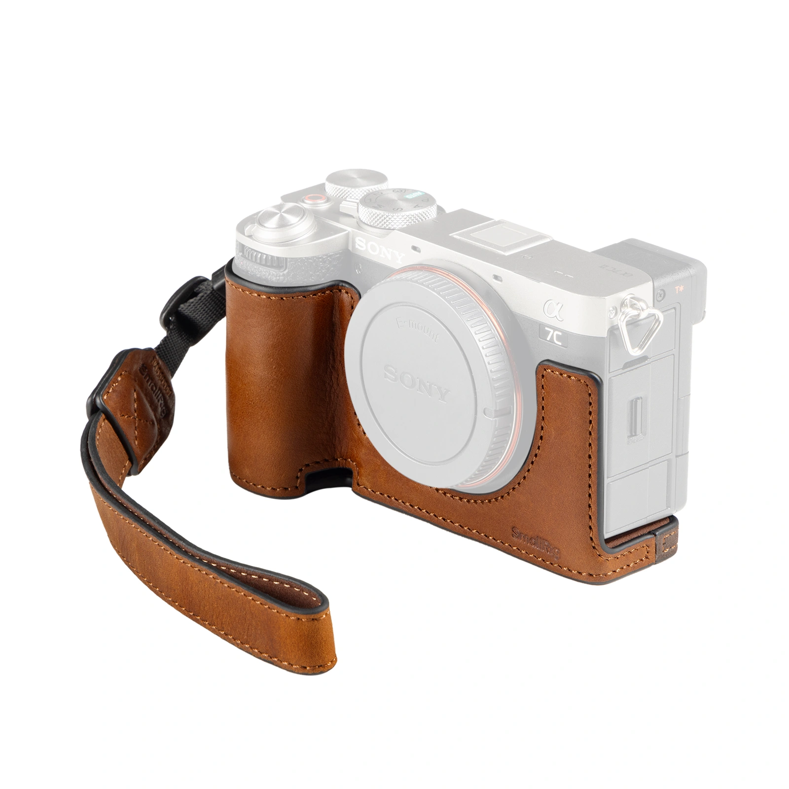 新品 KAZA 待ちくたびれ SONY α7rⅢ α7RⅢ レザー カメラ ケース α7